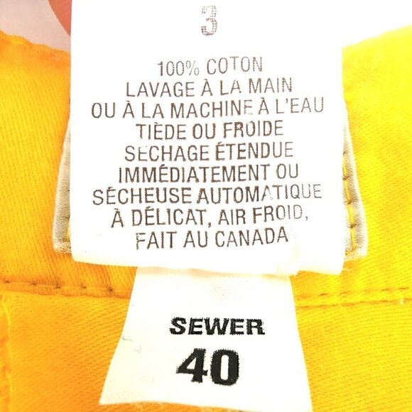 The Kettle Creek Canvas Co. Vtg 3 Yellow Shorts - Picture 8 of 11